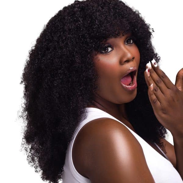 pure textured, kinky haire