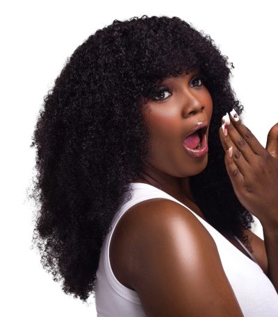 pure textured, kinky haire